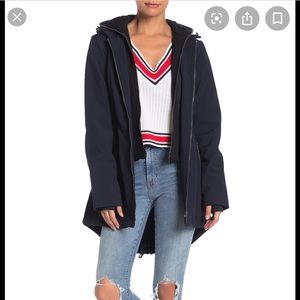 🆕French Connection Hooded Double Zip Anorak Jacke